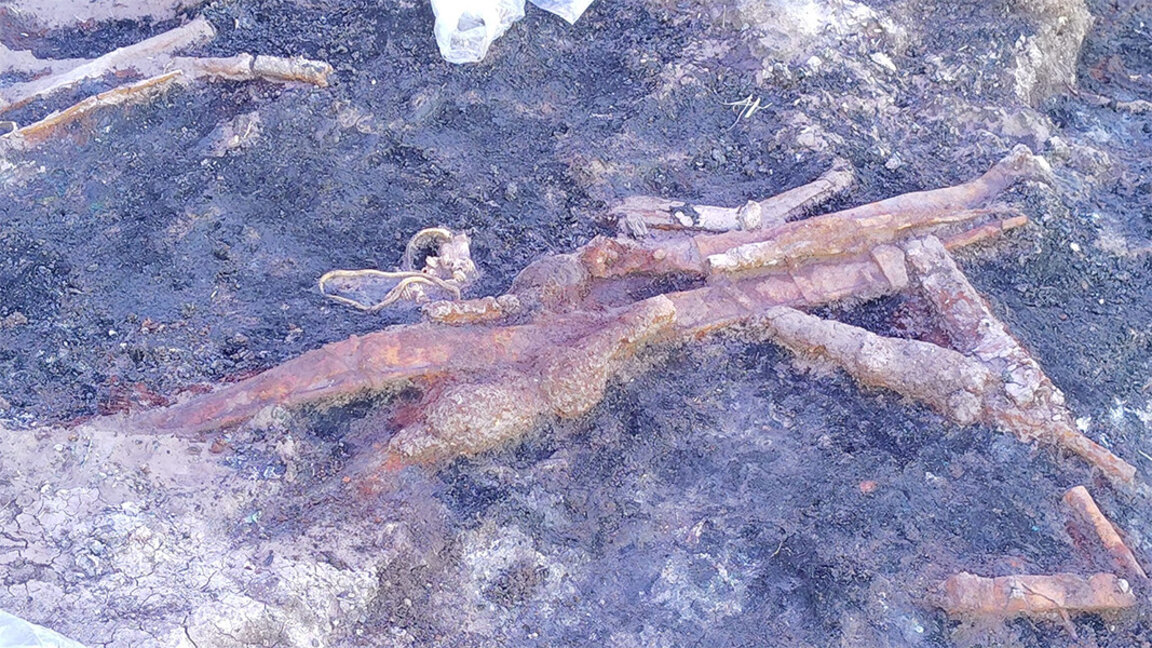 Archäologen entdecken reiche Bestattung eines thrakischen Kriegers aus der Römerzeit