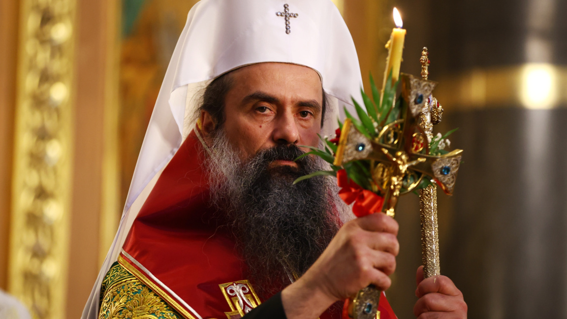 Служба на партиарх Даниил и награждаване в детски конкурс 