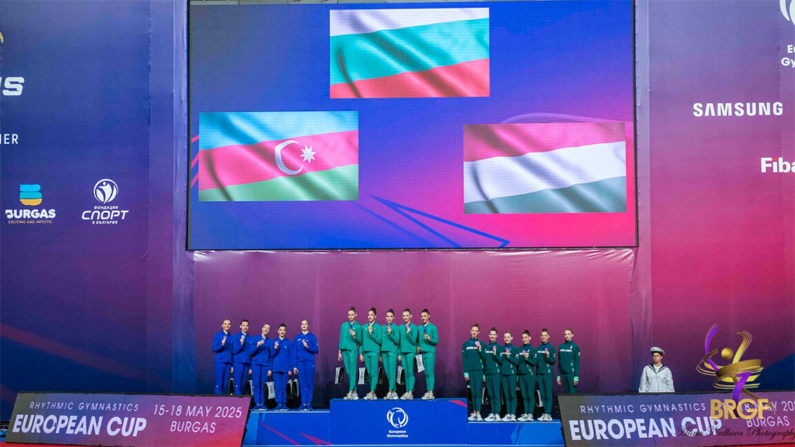 Злато и сребро за наше ритмичарке у групној вежби
