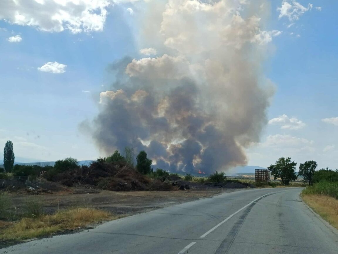 Заради пожар АМ "Тракия" е затворена и в двете посоки между Церово и Калугерово