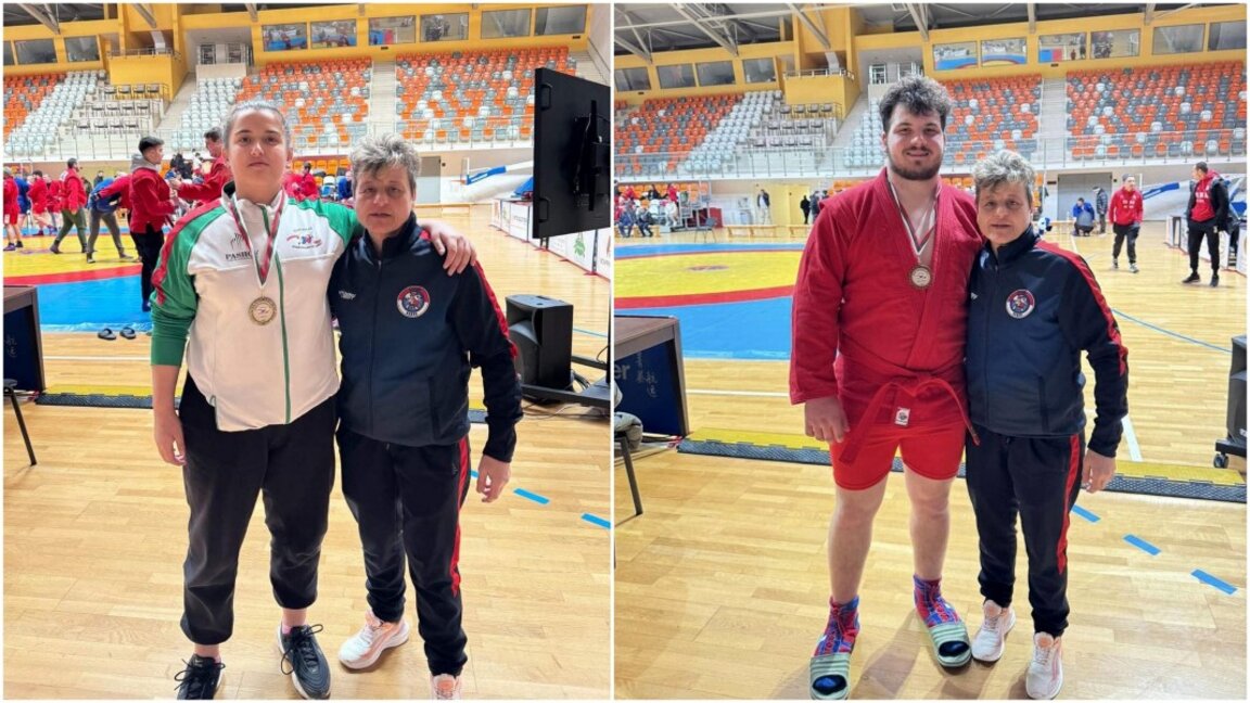 Два медала за "Бъдин" от Държавното по самбо