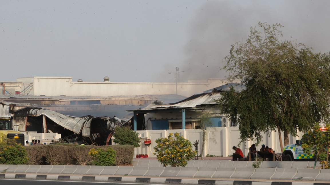 Повреден склад в Катар след ирански удар.