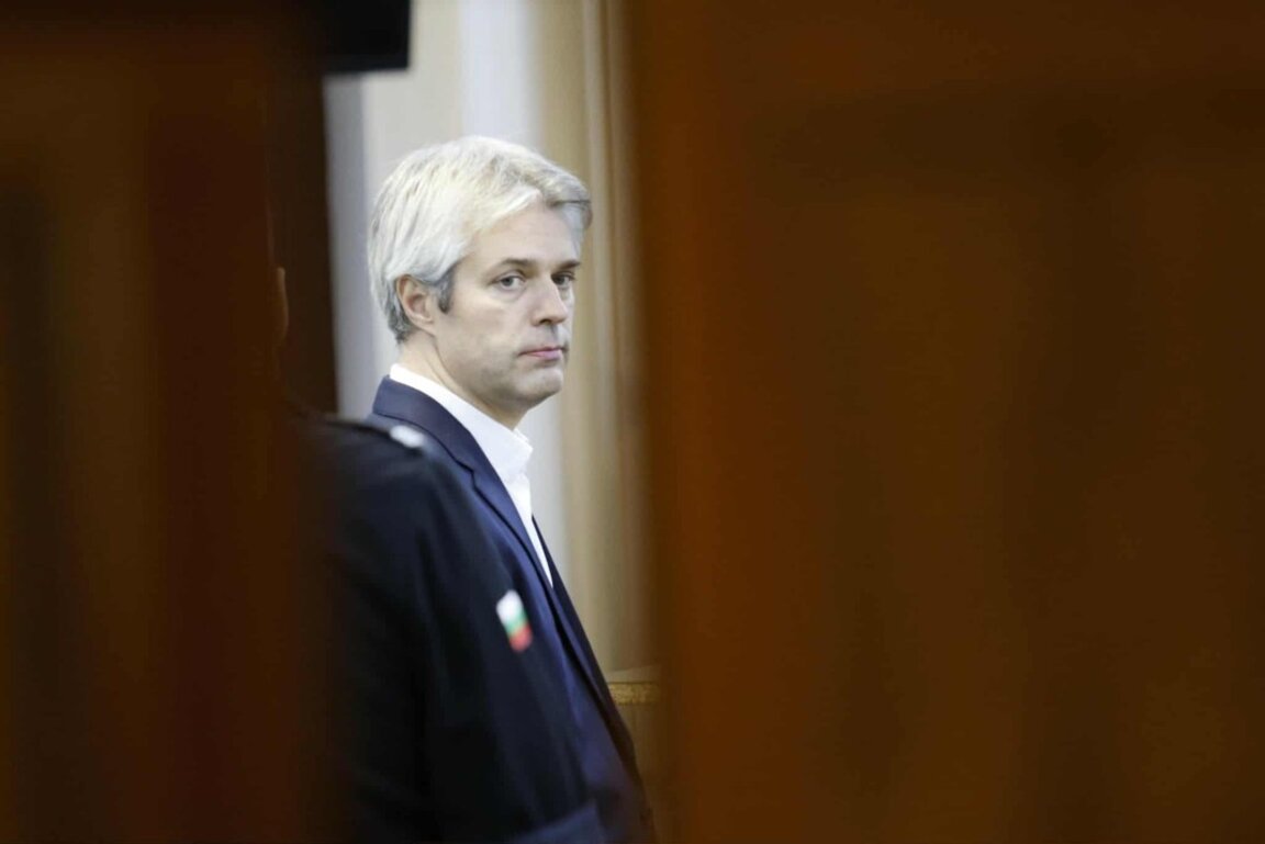 Благомир Коцев в съдебната зала в петък - 10 октомври, вечерта.