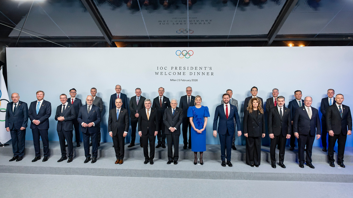 Световните лидери, присъствали на вечерята, организирана от президента на МОК Кърсти Ковънтри в Милано