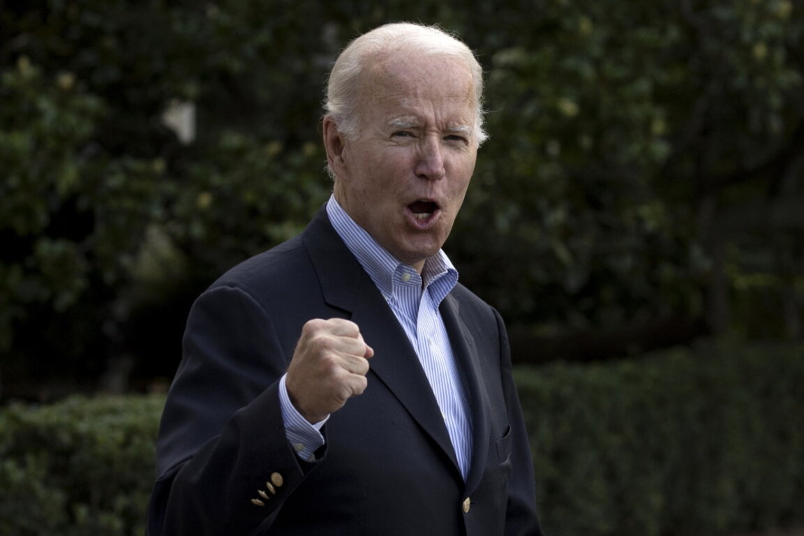 Президентът на САЩ Джо Байдън, 7 август 2022 г.