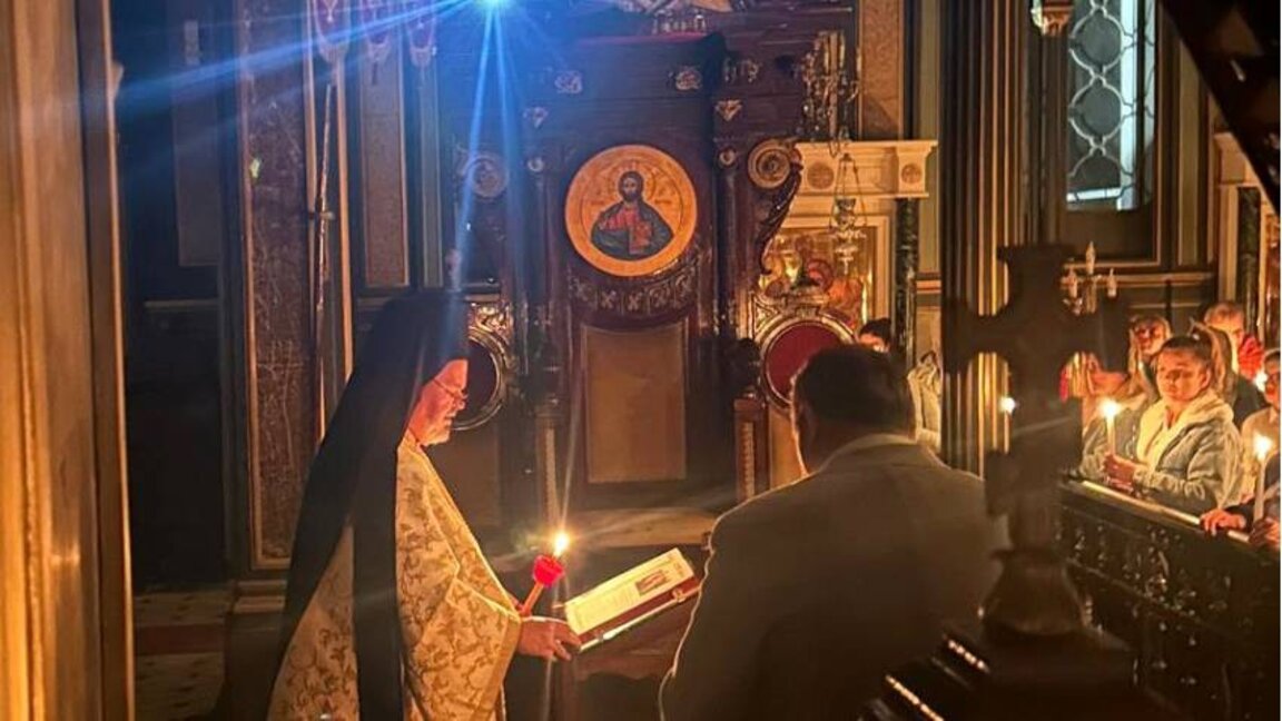 İstanbul’daki Ortodoks Hristiyanlar Paskalya’yı “Az. Stefan” kilisesinde kutladı
