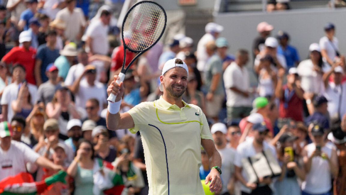 Grigor Dimitrov reaches the round of 16 at the US Open