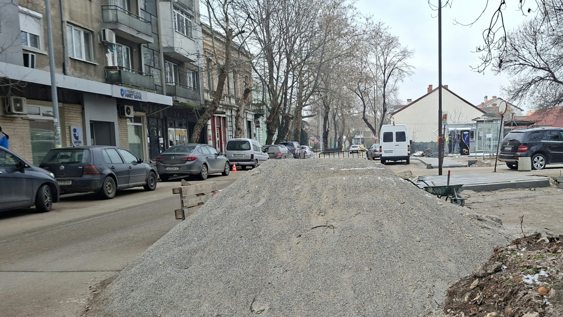 Ремонт на тротоар