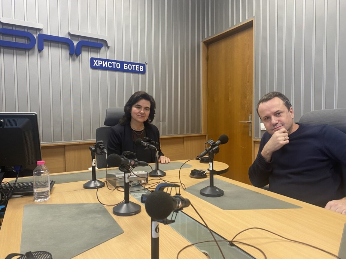 Явор Гърдев с водещата на предаването