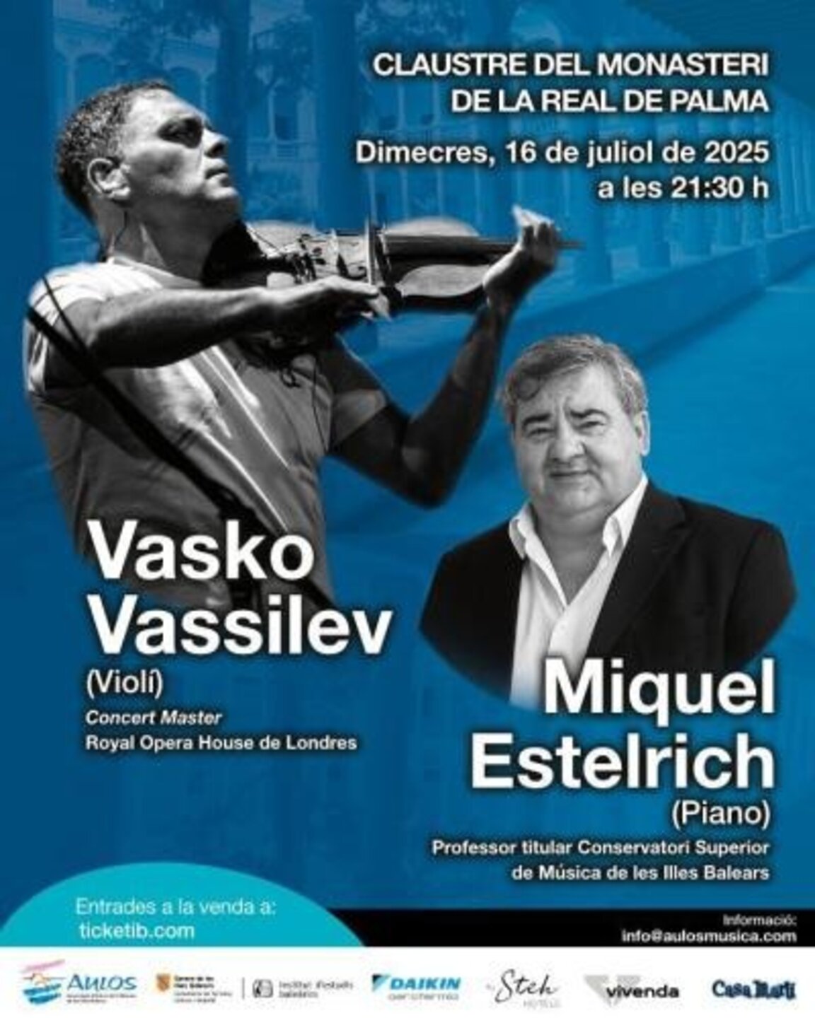 Virtüöz kemancı Vasko Vassilev, Palma de Mallorca'da konser verecek