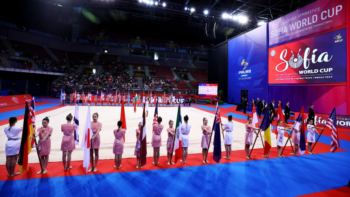 Sofia brings together top gymnasts for the Rhythmic Gymnastics World Cup
