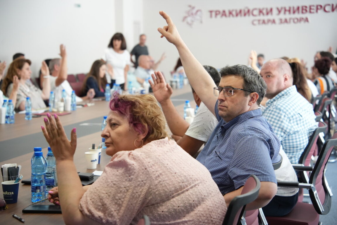 Академичният съвет на Тракийски университет утвърди новото ректорско ръководство