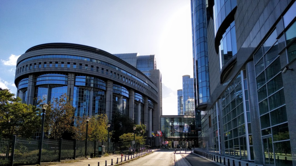 Сградите на Европарламента в Брюксел.