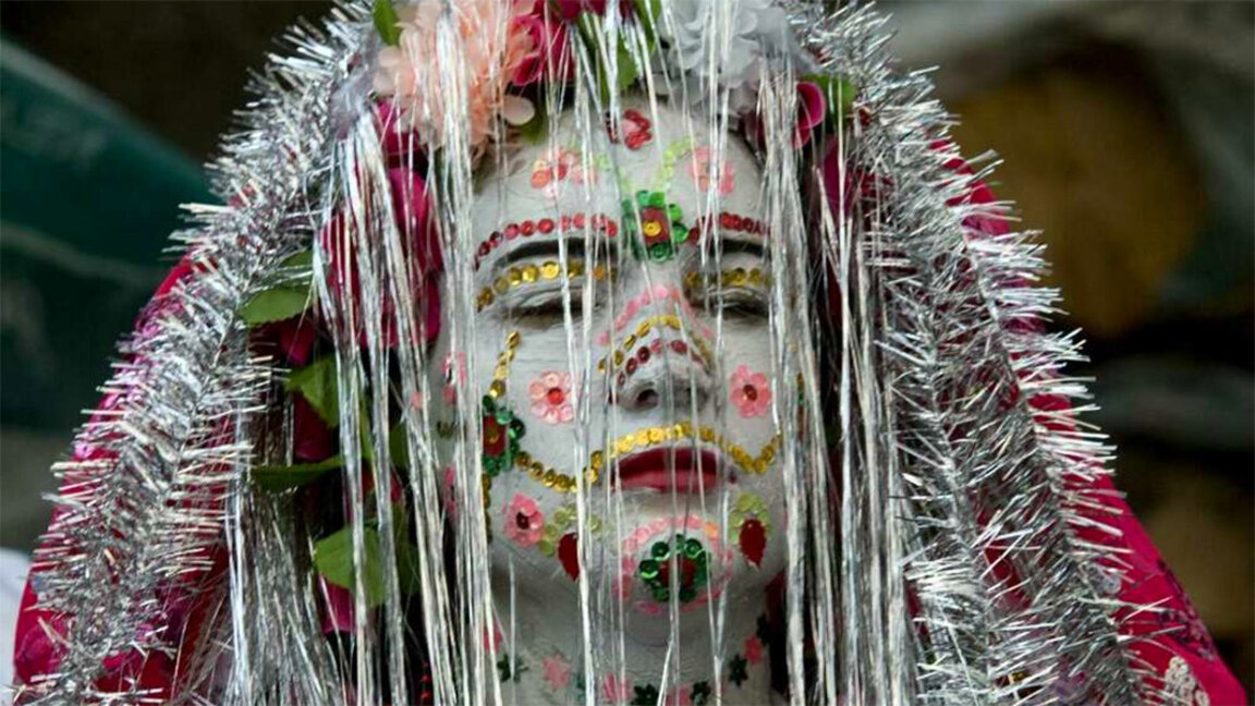 Concours de la plus belle mariée au visage peint