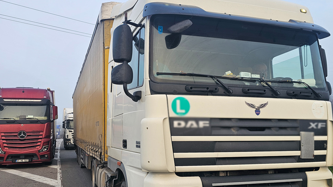 Kapitan Andreevo’da Türkiye yönündeTIR trafiği yoğun