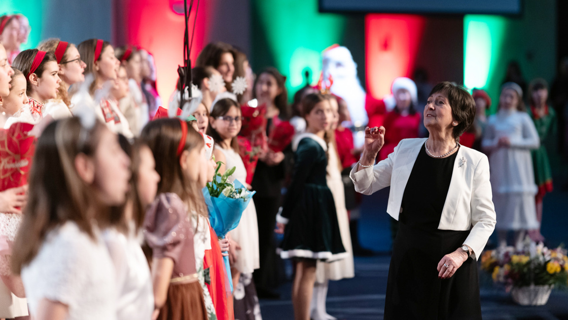 Christmas concert-vernissage of the BNR's Children's Choir and Folk Orchestra 