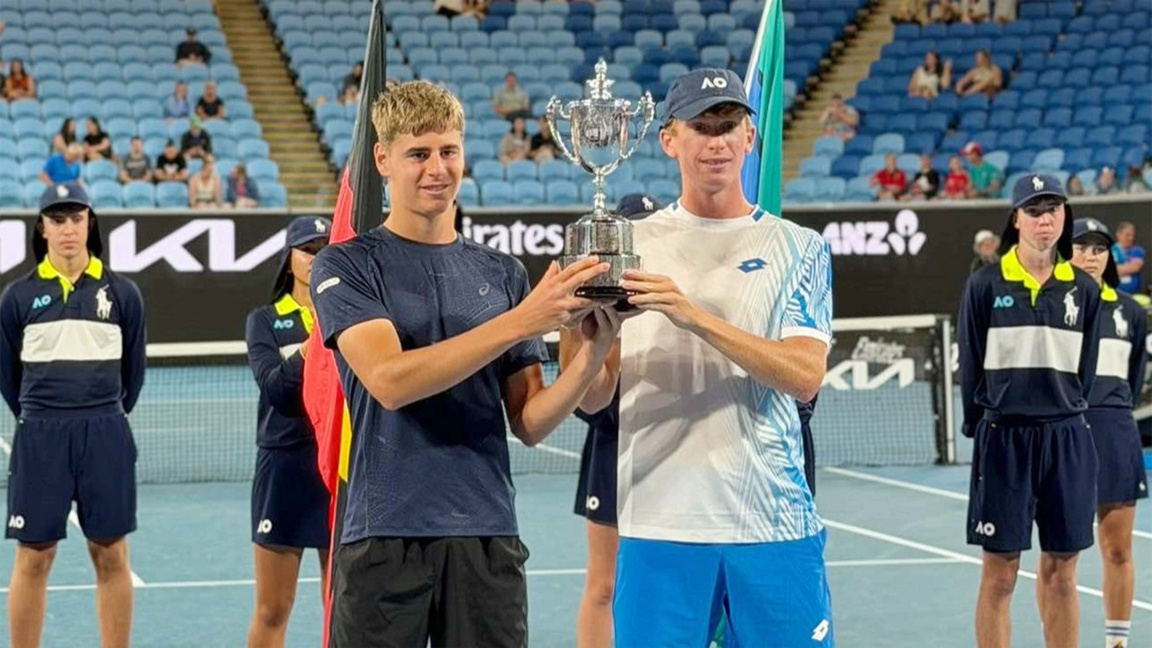 Tennis: Dimitar Kissimov est champion junior en double à l'Open d'Australie