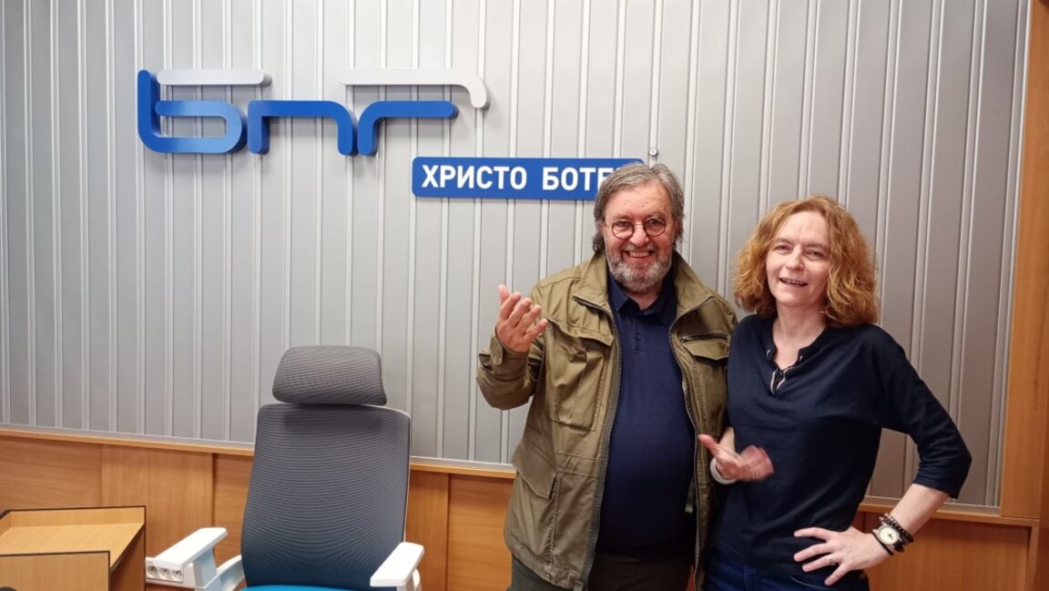Доц. д-р Вяра Ангелова и Антон Митов