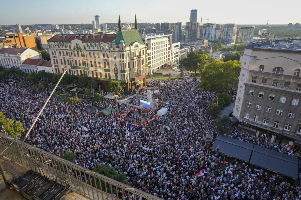 Протестът в Белград, 10 август 2024 г.