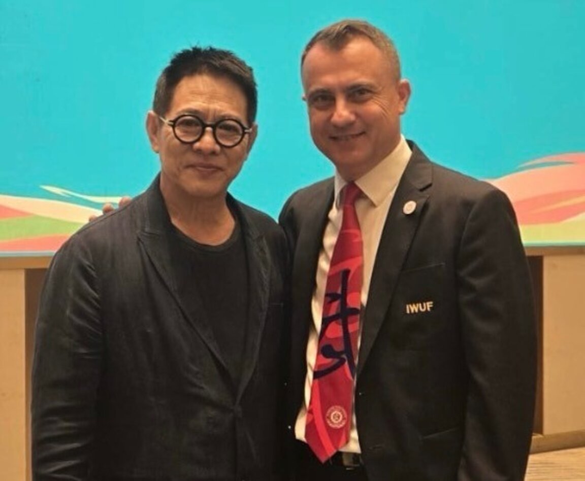 Президентът на БФ по Ушу Стефан Колев преговяра с Джет Ли за визита в България