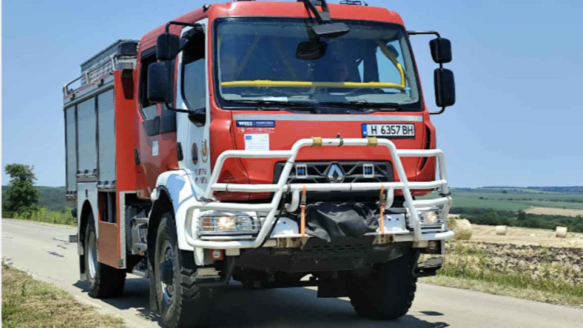 Къща горя в Каспичан