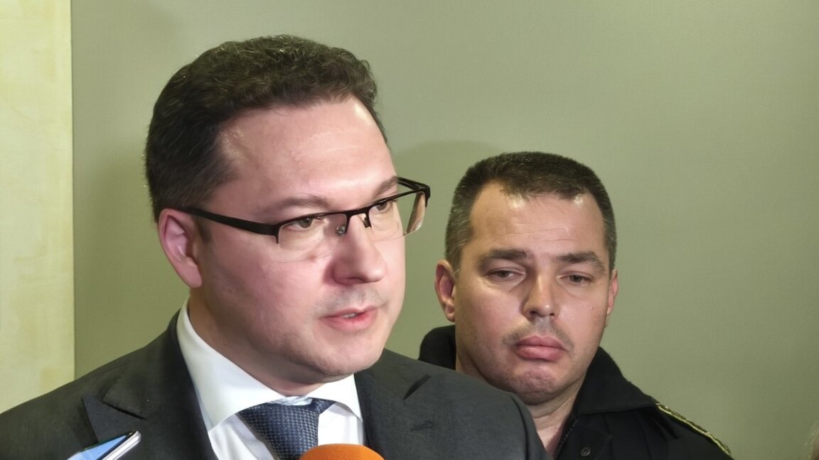 Министърът на вътрешните работи Даниел Митов дава брифинг за медиите -  3 февруари 2025 г.