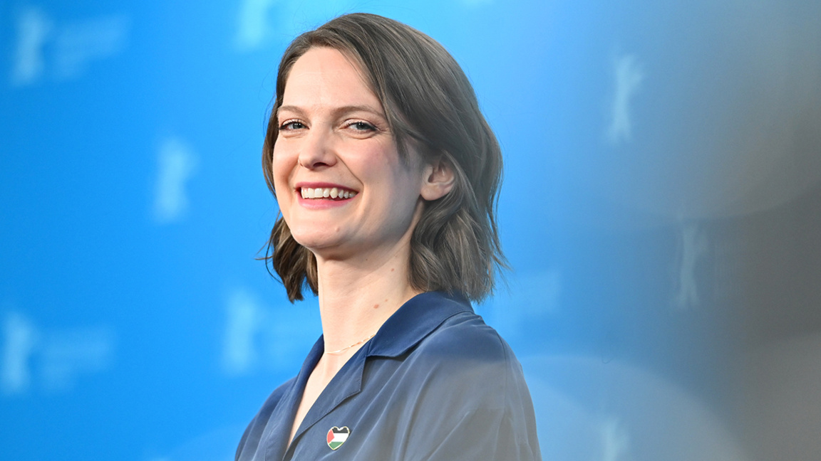 Die Regisseurin von „Nina Rosa“, Geneviève Dulude-De Celles, beim Filmfestival „Berlinale“