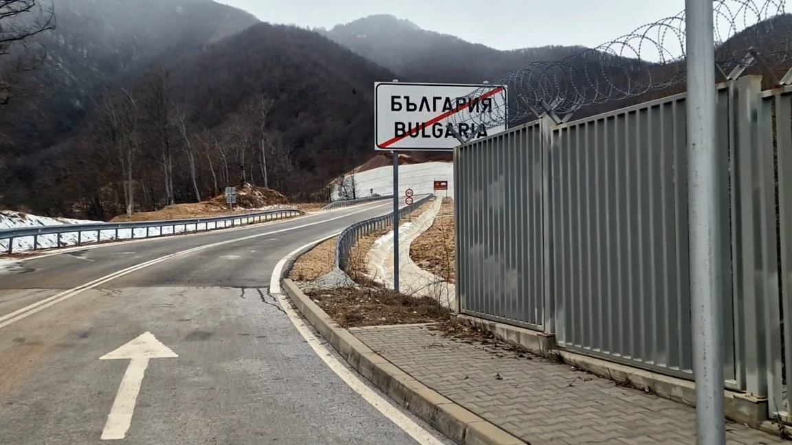 Hohes Lkw-Verkehrsaufkommen an der Grenze zur Türkei