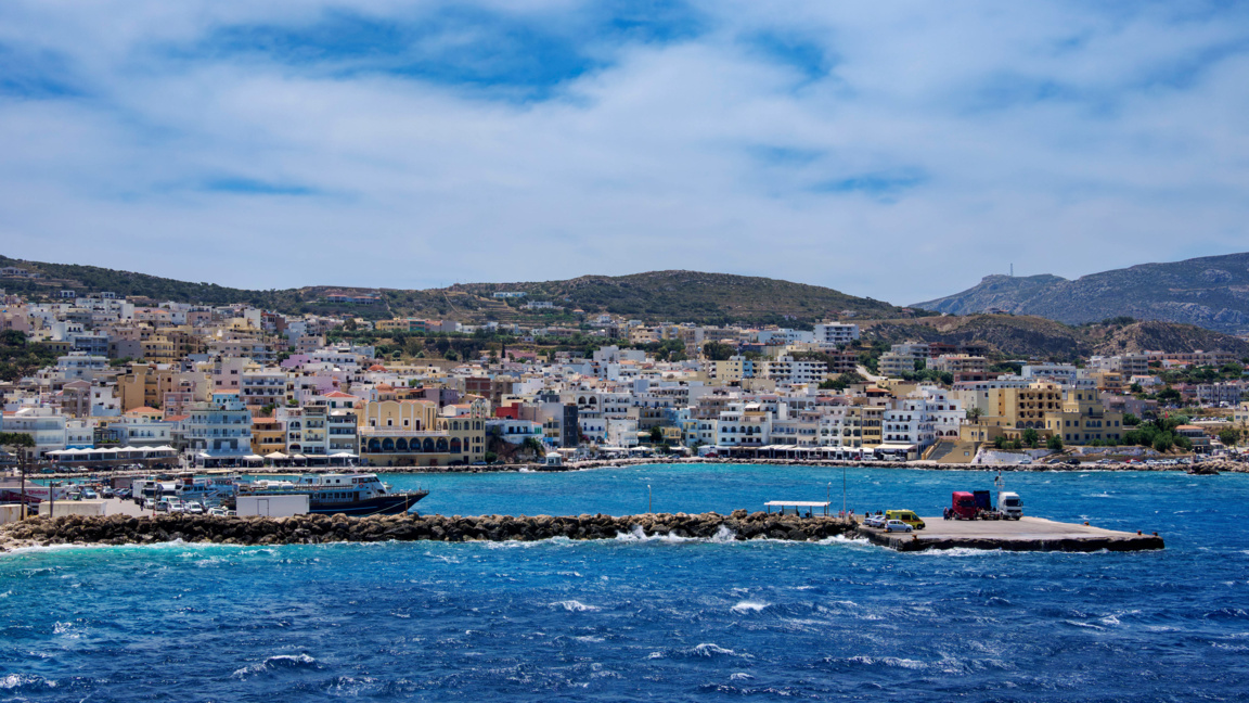 Изглед от остров Карпатос