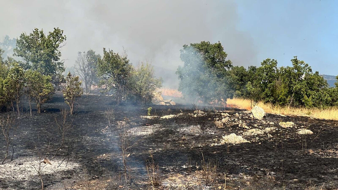 Brand bei Kasanlak erstickt allmählich