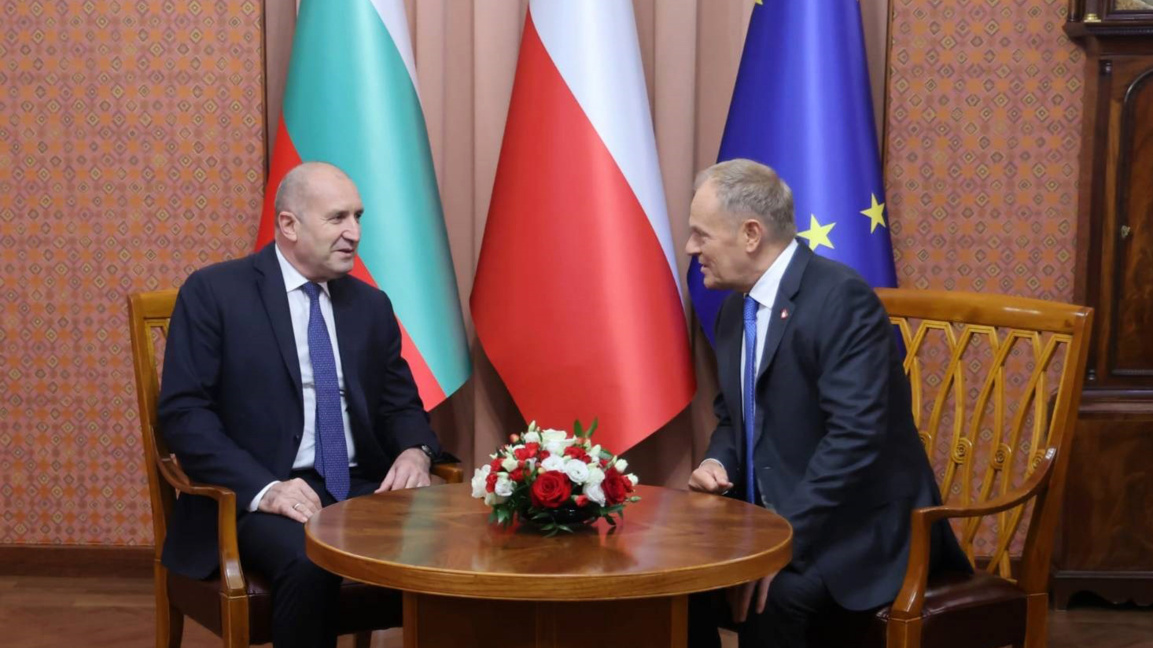 Radev insta al diálogo a favor de la paz; Tusk aboga por el apoyo a Ucrania