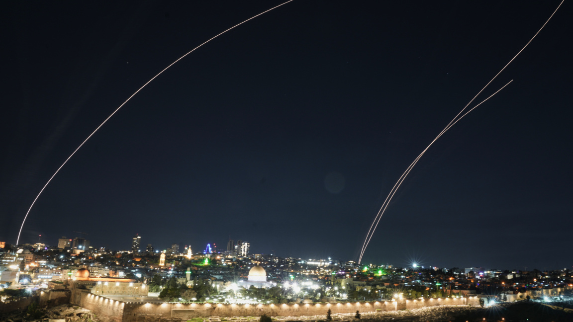 Прехващане на ирански ракети над Йерусалим, 1 март 2026 г.