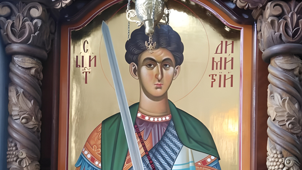 Saint Demetrius protects Bulgaria in times of trouble and hardship
