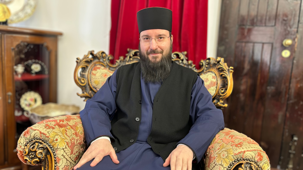 Pater Maxim vom Kloster Kykkos auf Zypern