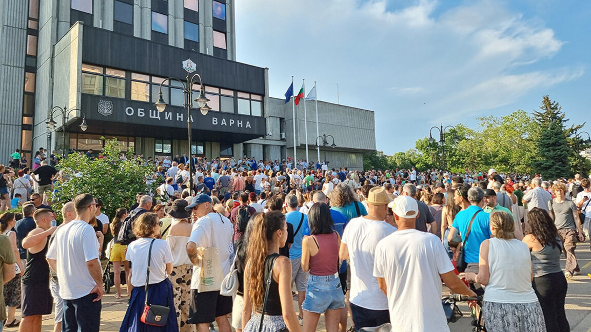 Protestas en Varna y Sofía contra la detención del alcalde Blagomir Kotsev