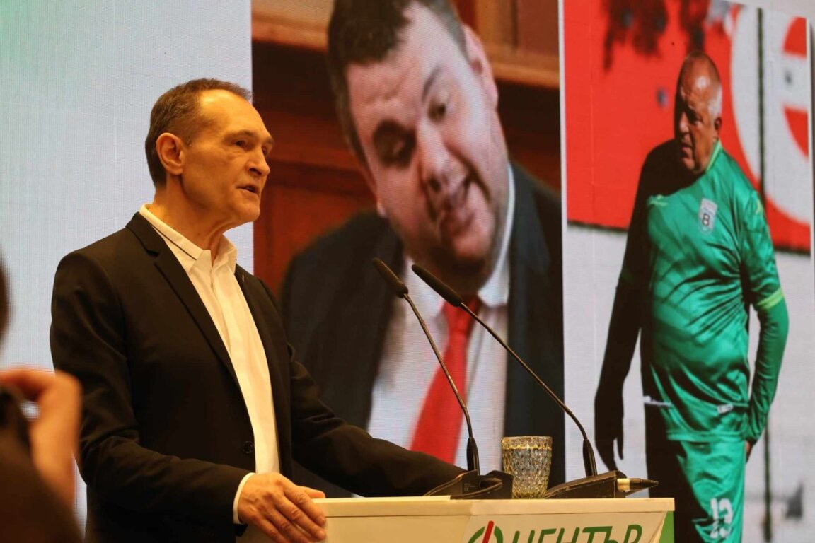 Васил Божков на официалното представяне на национално движение "Център", 29 февруари 2024 г.