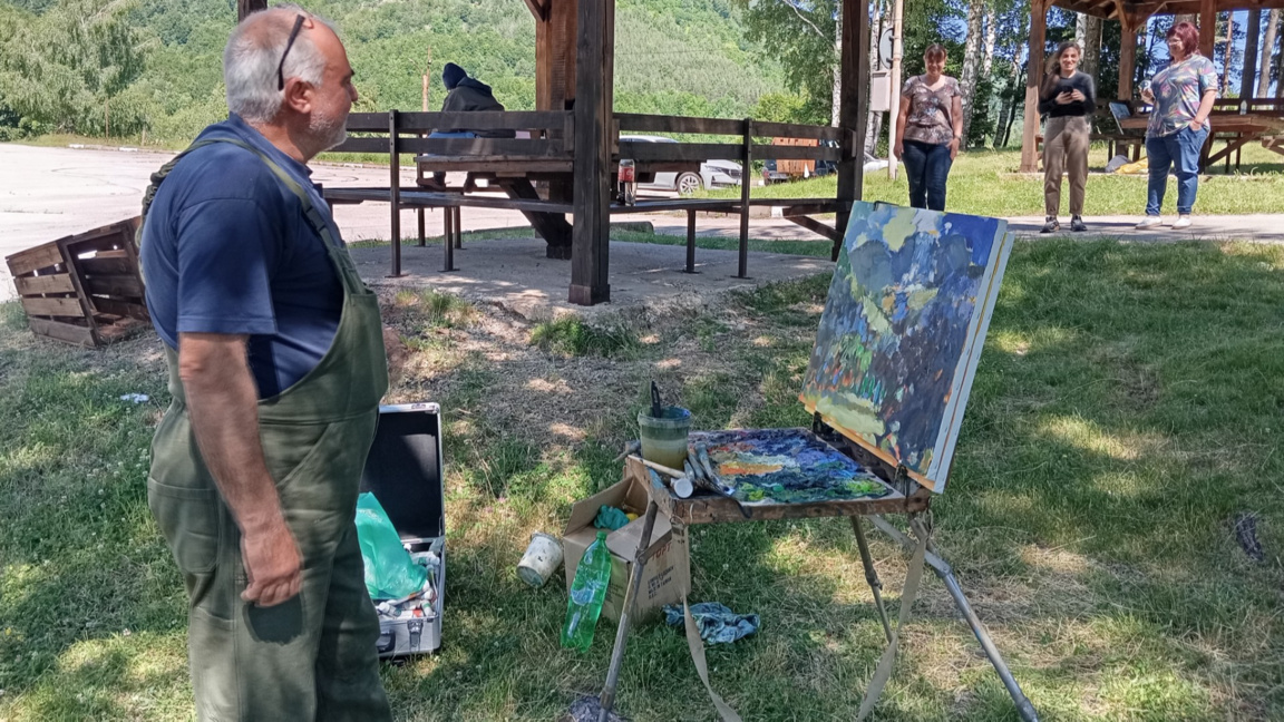Пленер по рисуване се провежда в района на Копиловския Балкан