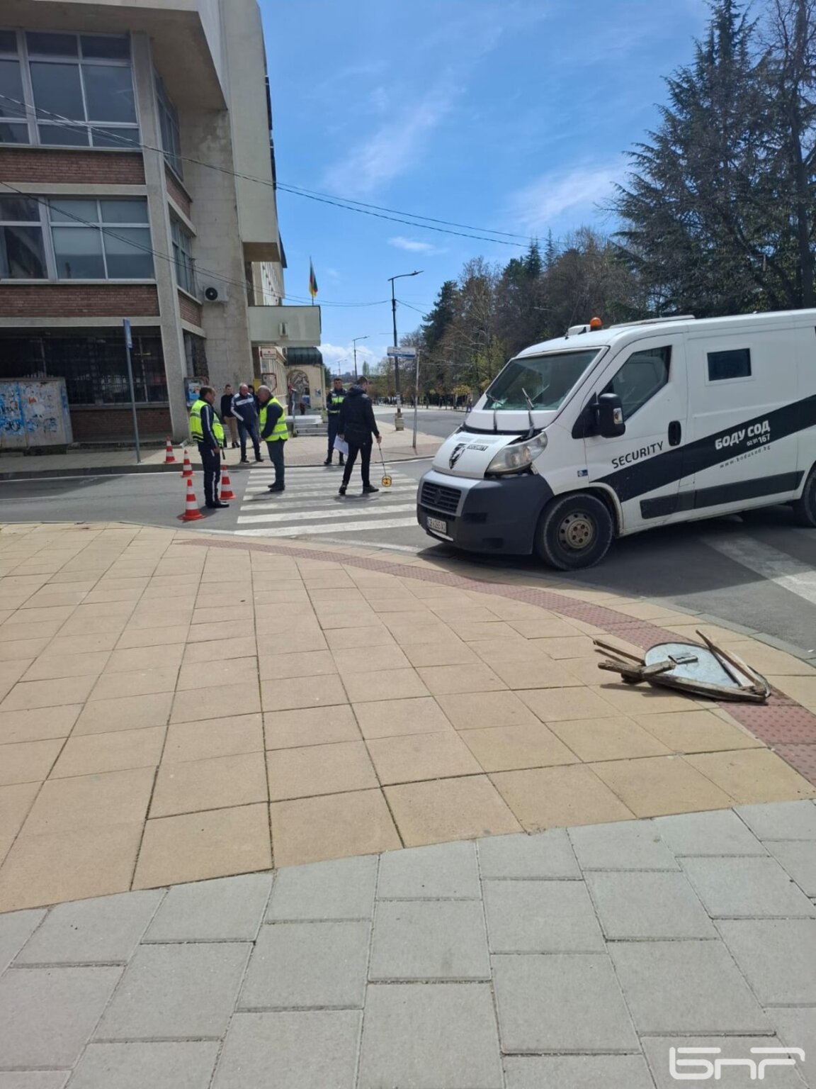 Катастрофата в Кърджали стана до централната поща в града