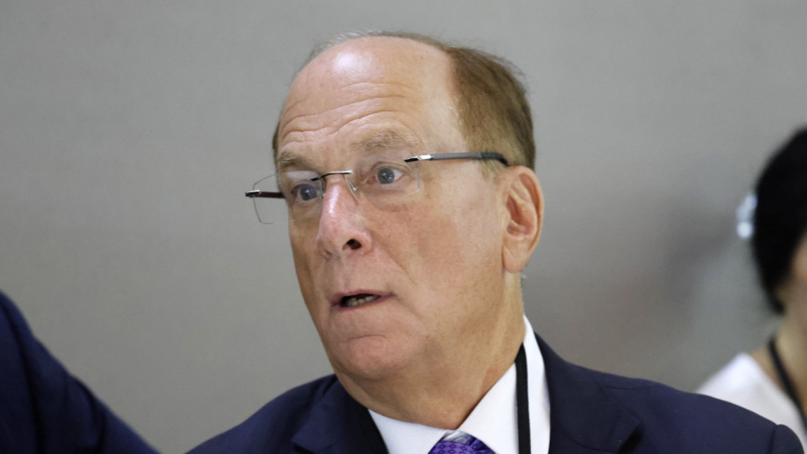 Изпълнителният директор на BlackRock Лари Финк.