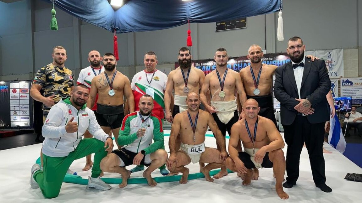 8 Medaillen für Bulgarien bei Sumo-Europameisterschaften