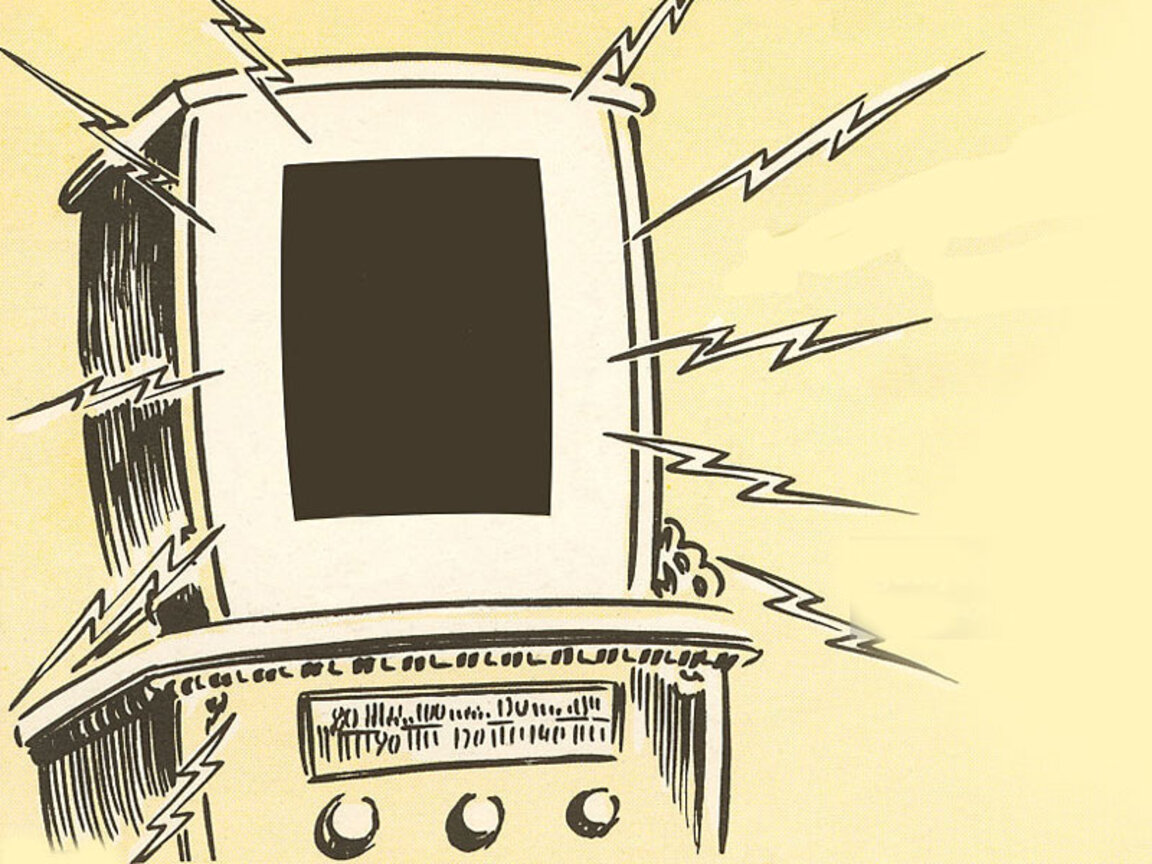 Радиото във Фрадяволските карикатури...