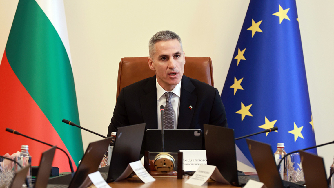 Caretaker Prime Minister Andrey Gyurov