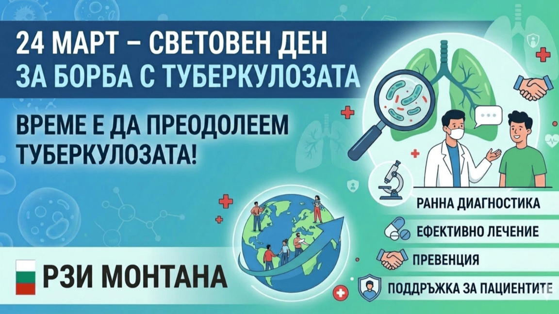 Болницата в Монтана организира безплатни прегледи за туберкулоза