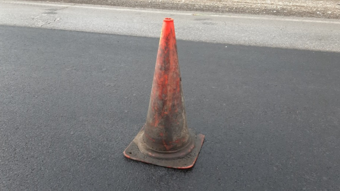 Затворен път в Монтанско