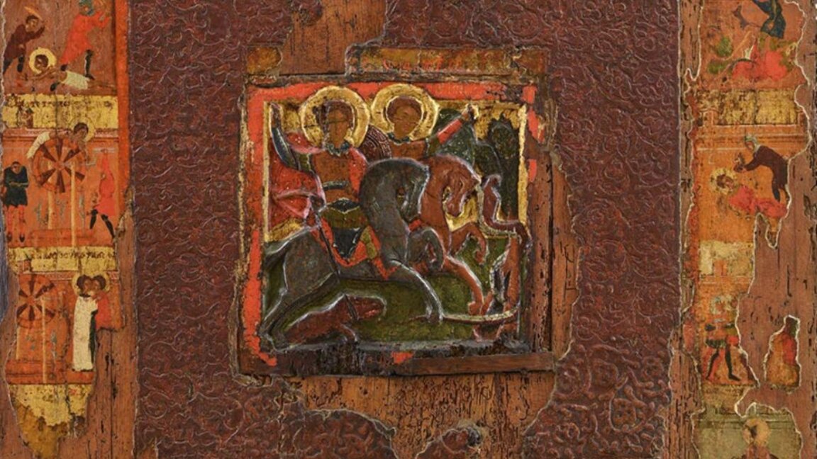 Bulgaria's oldest icon depicts St. George and St. Demetrius