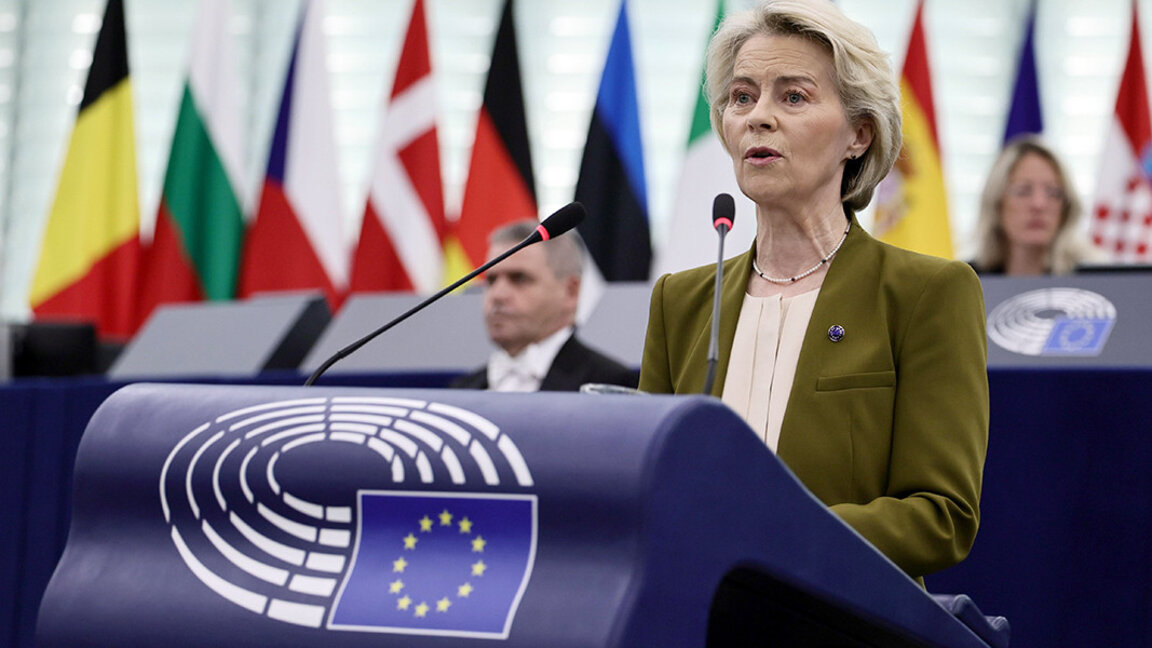 Ursula von der Leyen, Strasburg, 10 shtator 2025