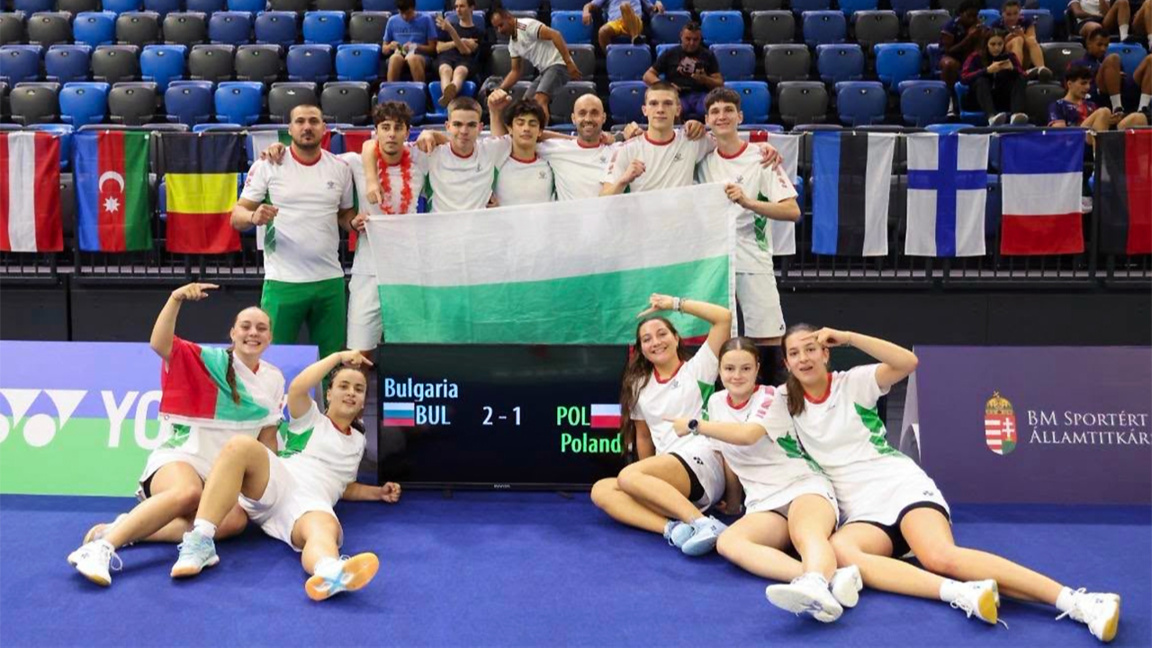 Bulgaria se clasifica para los cuartos de final del Europeo de Bádminton