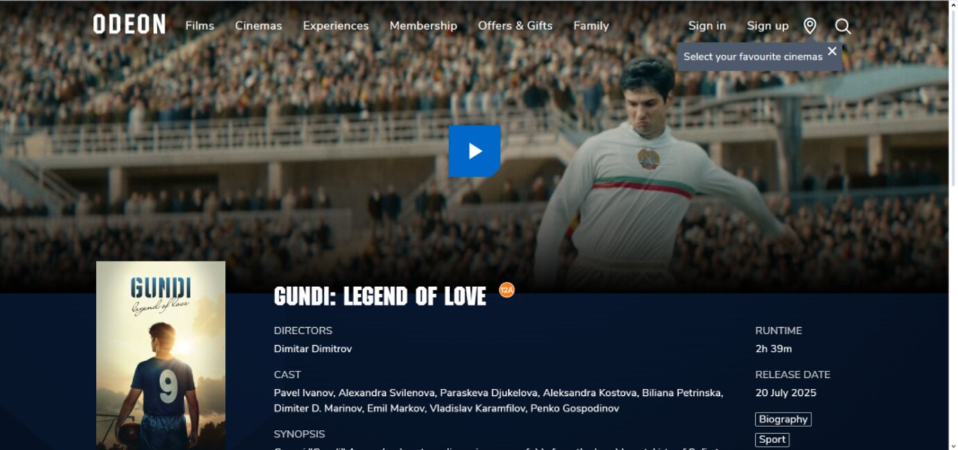 Киното е лесен път за предаване на култура