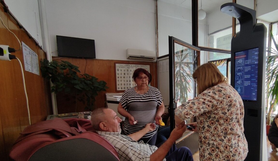 Столове за телемедицина в малките населени места във Великотърновско