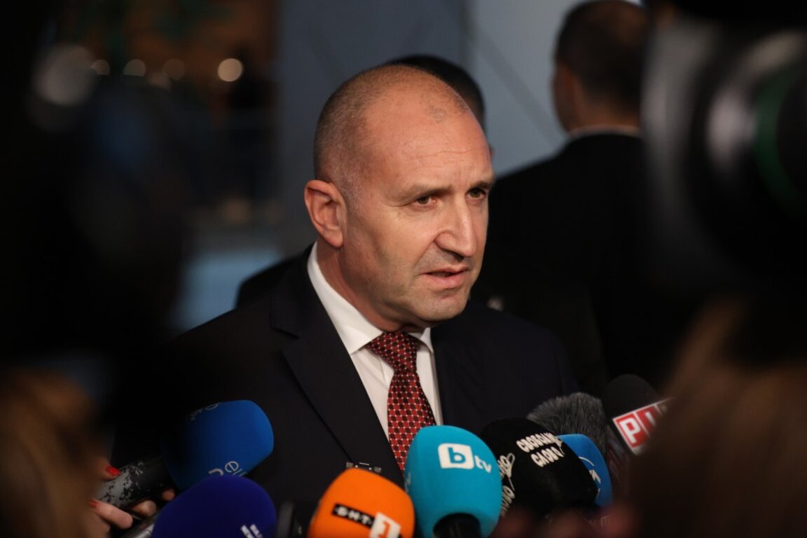 Президентът Румен Радев